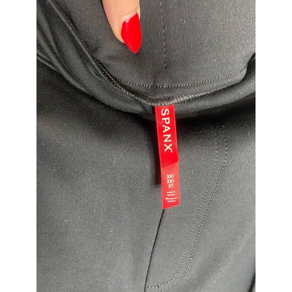 NWT SPANX SPANXsmooth PerfectFit Ponte Flare Black Pants-sz 3XL - Picture 7 of 9